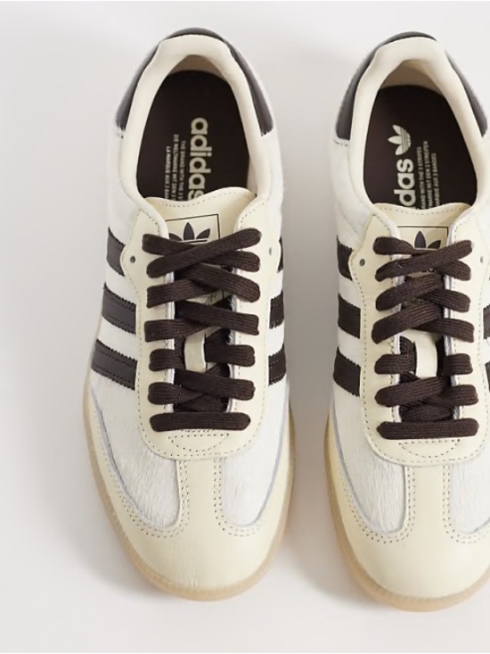 adidas Shoes - adidas Samba OG Crew White Mystic Brown Pony